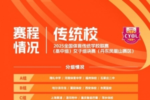 赛程发布！全国体育传统校高中组女子组决赛将于10月19日开赛